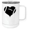 15 oz. White Vacuum Insulated Mug w/Slider Lid Thumbnail