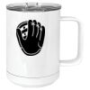 15 oz. White Vacuum Insulated Mug w/Slider Lid Thumbnail
