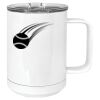 15 oz. White Vacuum Insulated Mug w/Slider Lid Thumbnail