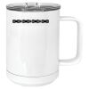 15 oz. White Vacuum Insulated Mug w/Slider Lid Thumbnail