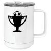 15 oz. White Vacuum Insulated Mug w/Slider Lid Thumbnail