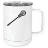 15 oz. White Vacuum Insulated Mug w/Slider Lid Thumbnail