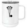 15 oz. White Vacuum Insulated Mug w/Slider Lid Thumbnail