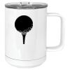 15 oz. White Vacuum Insulated Mug w/Slider Lid Thumbnail