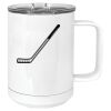 15 oz. White Vacuum Insulated Mug w/Slider Lid Thumbnail