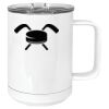 15 oz. White Vacuum Insulated Mug w/Slider Lid Thumbnail