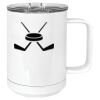 15 oz. White Vacuum Insulated Mug w/Slider Lid Thumbnail