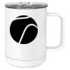 15 oz. White Vacuum Insulated Mug w/Slider Lid Thumbnail