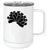 15 oz. White Vacuum Insulated Mug w/Slider Lid Thumbnail
