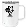 15 oz. White Vacuum Insulated Mug w/Slider Lid Thumbnail