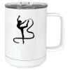 15 oz. White Vacuum Insulated Mug w/Slider Lid Thumbnail