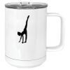 15 oz. White Vacuum Insulated Mug w/Slider Lid Thumbnail