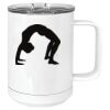 15 oz. White Vacuum Insulated Mug w/Slider Lid Thumbnail