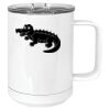 15 oz. White Vacuum Insulated Mug w/Slider Lid Thumbnail