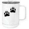 15 oz. White Vacuum Insulated Mug w/Slider Lid Thumbnail