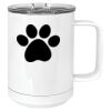 15 oz. White Vacuum Insulated Mug w/Slider Lid Thumbnail