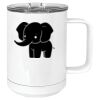 15 oz. White Vacuum Insulated Mug w/Slider Lid Thumbnail