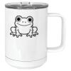 15 oz. White Vacuum Insulated Mug w/Slider Lid Thumbnail