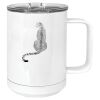 15 oz. White Vacuum Insulated Mug w/Slider Lid Thumbnail