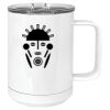 15 oz. White Vacuum Insulated Mug w/Slider Lid Thumbnail