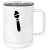 15 oz. White Vacuum Insulated Mug w/Slider Lid Thumbnail