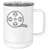 15 oz. White Vacuum Insulated Mug w/Slider Lid Thumbnail