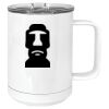 15 oz. White Vacuum Insulated Mug w/Slider Lid Thumbnail