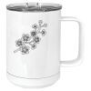 15 oz. White Vacuum Insulated Mug w/Slider Lid Thumbnail
