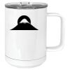 15 oz. White Vacuum Insulated Mug w/Slider Lid Thumbnail