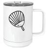 15 oz. White Vacuum Insulated Mug w/Slider Lid Thumbnail