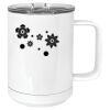 15 oz. White Vacuum Insulated Mug w/Slider Lid Thumbnail