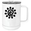 15 oz. White Vacuum Insulated Mug w/Slider Lid Thumbnail