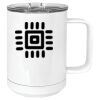 15 oz. White Vacuum Insulated Mug w/Slider Lid Thumbnail