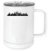 15 oz. White Vacuum Insulated Mug w/Slider Lid Thumbnail