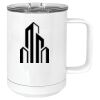 15 oz. White Vacuum Insulated Mug w/Slider Lid Thumbnail