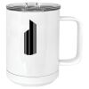 15 oz. White Vacuum Insulated Mug w/Slider Lid Thumbnail