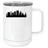 15 oz. White Vacuum Insulated Mug w/Slider Lid Thumbnail