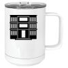 15 oz. White Vacuum Insulated Mug w/Slider Lid Thumbnail