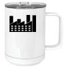 15 oz. White Vacuum Insulated Mug w/Slider Lid Thumbnail