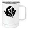 15 oz. White Vacuum Insulated Mug w/Slider Lid Thumbnail
