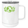 15 oz. White Vacuum Insulated Mug w/Slider Lid Thumbnail
