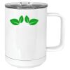 15 oz. White Vacuum Insulated Mug w/Slider Lid Thumbnail