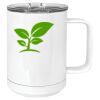 15 oz. White Vacuum Insulated Mug w/Slider Lid Thumbnail
