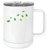 15 oz. White Vacuum Insulated Mug w/Slider Lid Thumbnail