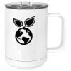 15 oz. White Vacuum Insulated Mug w/Slider Lid Thumbnail