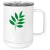 15 oz. White Vacuum Insulated Mug w/Slider Lid Thumbnail