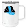 15 oz. White Vacuum Insulated Mug w/Slider Lid Thumbnail