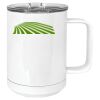 15 oz. White Vacuum Insulated Mug w/Slider Lid Thumbnail