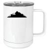 15 oz. White Vacuum Insulated Mug w/Slider Lid Thumbnail