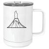 15 oz. White Vacuum Insulated Mug w/Slider Lid Thumbnail